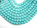 Howlite Turquoise Beads, 12mm Round Beads-Gems: Round & Faceted-BeadXpert