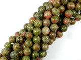 Unakite Beads, 10mm Round Beads-Gems: Round & Faceted-BeadXpert