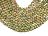 Unakite Beads, 10mm Round Beads-Gems: Round & Faceted-BeadXpert