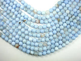 Light Blue Agate Beads, 8mm Round Beads-Gems: Round & Faceted-BeadXpert