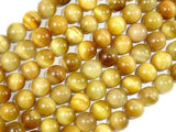 Golden Tiger Eye, 8mm Round Beads-Gems: Round & Faceted-BeadXpert
