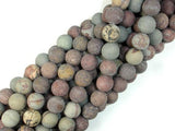 Matte Artistic Jasper, Chohua Jasper, 10mm Round Beads-Gems: Round & Faceted-BeadXpert