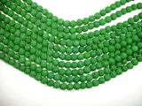 Green Lava Beads, Round, 8mm-Gems: Round & Faceted-BeadXpert