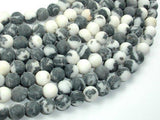 Matte Zebra Jasper Beads, 8mm, Round Beads-Gems: Round & Faceted-BeadXpert