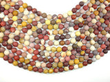 Matte Mookaite Beads, 8mm Round Beads-Gems: Round & Faceted-BeadXpert