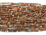 Orange River Jasper, 4mm Round Beads-Gems: Round & Faceted-BeadXpert