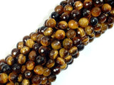 Tiger Eye Beads, 6mm Faceted Round-Gems: Round & Faceted-BeadXpert
