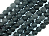 Matte Black Stone, 10mm Round Beads-Gems: Round & Faceted-BeadXpert