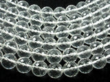 Clear Quartz Beads, 12mm Faceted Round Beads-Gems: Round & Faceted-BeadXpert