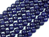 Dark Blue Jade Beads, 10mm Faceted Round Beads-Gems: Round & Faceted-BeadXpert