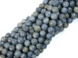Blue Sponge Coral Beads, 6mm Round Beads-Gems: Round & Faceted-BeadXpert