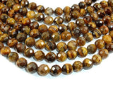 Tiger Eye Beads, 10mm Faceted Round-Gems: Round & Faceted-BeadXpert