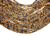 Matte Tiger Eye, 6mm Round Beads-Gems: Round & Faceted-BeadXpert