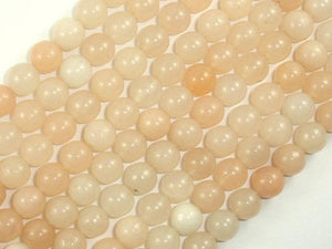 Pink Aventurine Beads, 8mm, Round Beads-Gems: Round & Faceted-BeadXpert