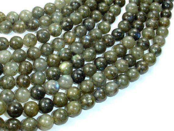 Labradorite Beads, Round, 8mm-Gems: Round & Faceted-BeadXpert