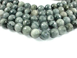 Hawk Eye, 14mm Faceted Round Beads-Gems: Round & Faceted-BeadXpert
