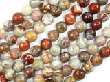 Mexican Crazy Lace Agate Beads, 8mm Round Beads-Gems: Round & Faceted-BeadXpert
