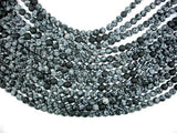 Matte Snowflake Obsidian, 6mm, Round Beads-Gems: Round & Faceted-BeadXpert