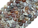 Botswana Agate Beads, 8mm Round Beads-Gems: Round & Faceted-BeadXpert