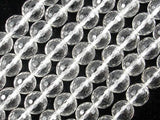 Clear Quartz Beads, 10mm Faceted Round-Gems: Round & Faceted-BeadXpert