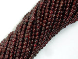 Red Garnet Beads, 3.5mm Round Beads-Gems: Round & Faceted-BeadXpert