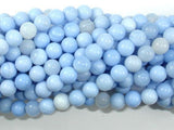 Light Blue Agate Beads, 6mm Round Beads-Agate: Round & Faceted-BeadXpert