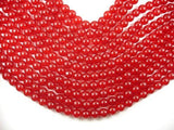 Red Jade Beads, 10mm Round Beads-Gems: Round & Faceted-BeadXpert