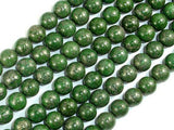 Green Chalcopyrite, 10mm Round Beads-Gems: Round & Faceted-BeadXpert