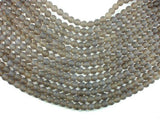 Matte Gray Agate Beads, 8mm Round Beads-Gems: Round & Faceted-BeadXpert