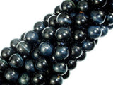 Blue Tiger Eye Beads, 9mm (9.3mm) Round Beads-Gems: Round & Faceted-BeadXpert