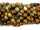 Iron Zebra Jasper Beads, 8mm Round Beads-Gems: Round & Faceted-BeadXpert