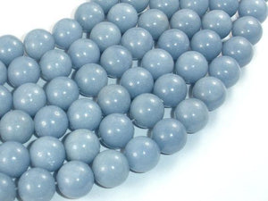 Angelite, 12mm Round Beads-Gems: Round & Faceted-BeadXpert