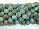 Matte African Turquoise, 8mm Round Beads-Gems: Round & Faceted-BeadXpert