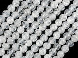 Crackle Clear Quartz Beads, 6mm Round Beads-Gems: Round & Faceted-BeadXpert