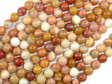 Petrified Wood, 6mm Round Beads-Gems: Round & Faceted-BeadXpert