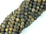 Matte Artistic Jasper, Chohua Jasper, 6mm Round Beads-Gems: Round & Faceted-BeadXpert