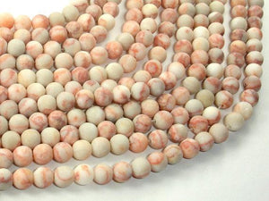 Matte Red Line Jasper, 6mm, Round Beads-Gems: Round & Faceted-BeadXpert