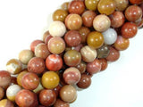 Petrified Wood, 10mm Round Beads-Gems: Round & Faceted-BeadXpert
