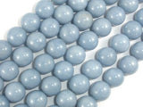 Angelite, 12mm Round Beads-Gems: Round & Faceted-BeadXpert