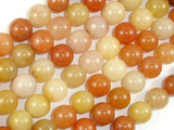 Old Yellow Jade Beads, 10mm-Gems: Round & Faceted-BeadXpert