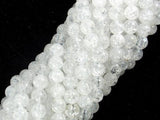 Crackle Clear Quartz Beads, 6mm Round Beads-Gems: Round & Faceted-BeadXpert