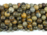 Artistic Jasper Beads, 8mm (8.4mm) Round-Gems: Round & Faceted-BeadXpert