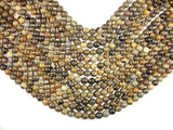 Artistic Jasper Beads, 8mm (8.4mm) Round-Gems: Round & Faceted-BeadXpert