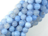 Light Blue Agate Beads, 10mm Round Beads-Gems: Round & Faceted-BeadXpert