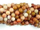 Petrified Wood, 8mm Round Beads-Gems: Round & Faceted-BeadXpert