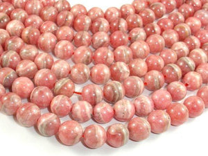 Rhodochrosite Beads, 9mm Round Beads-Gems: Round & Faceted-BeadXpert