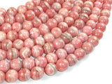 Rhodochrosite Beads, 9mm Round Beads-Gems: Round & Faceted-BeadXpert