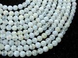 Blue Chalcedony Beads, Blue Lace Agate Beads, Round, 6mm-Gems: Round & Faceted-BeadXpert