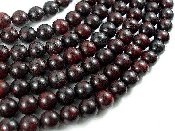Brecciated Jasper Beads, 10mm Round Beads-Gems: Round & Faceted-BeadXpert