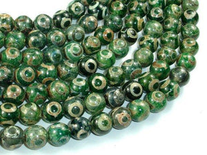 Tibetan Agate Beads, 10mm Round Beads-Gems: Round & Faceted-BeadXpert